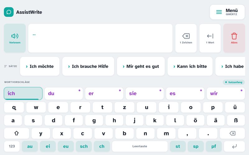 AssistWrite Screenshot