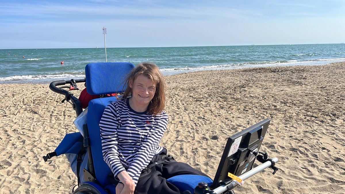 Nele Diercks am Meer